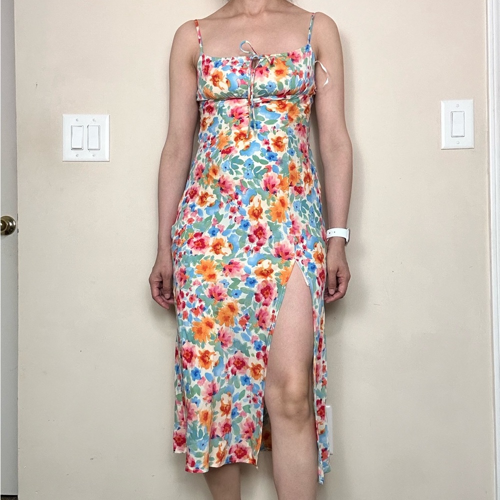 Kiss the Sky Side Slit Dress